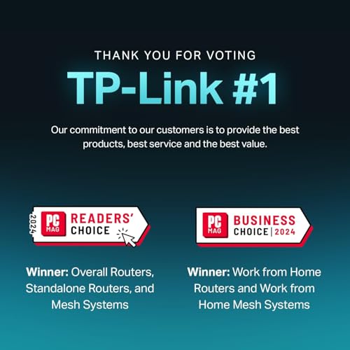 TP-Link Archer AX21 AX1800 WiFi 6 Router – Dual-Band Gigabit, EasyMesh, Alexa-Compatible, Certified for Humans