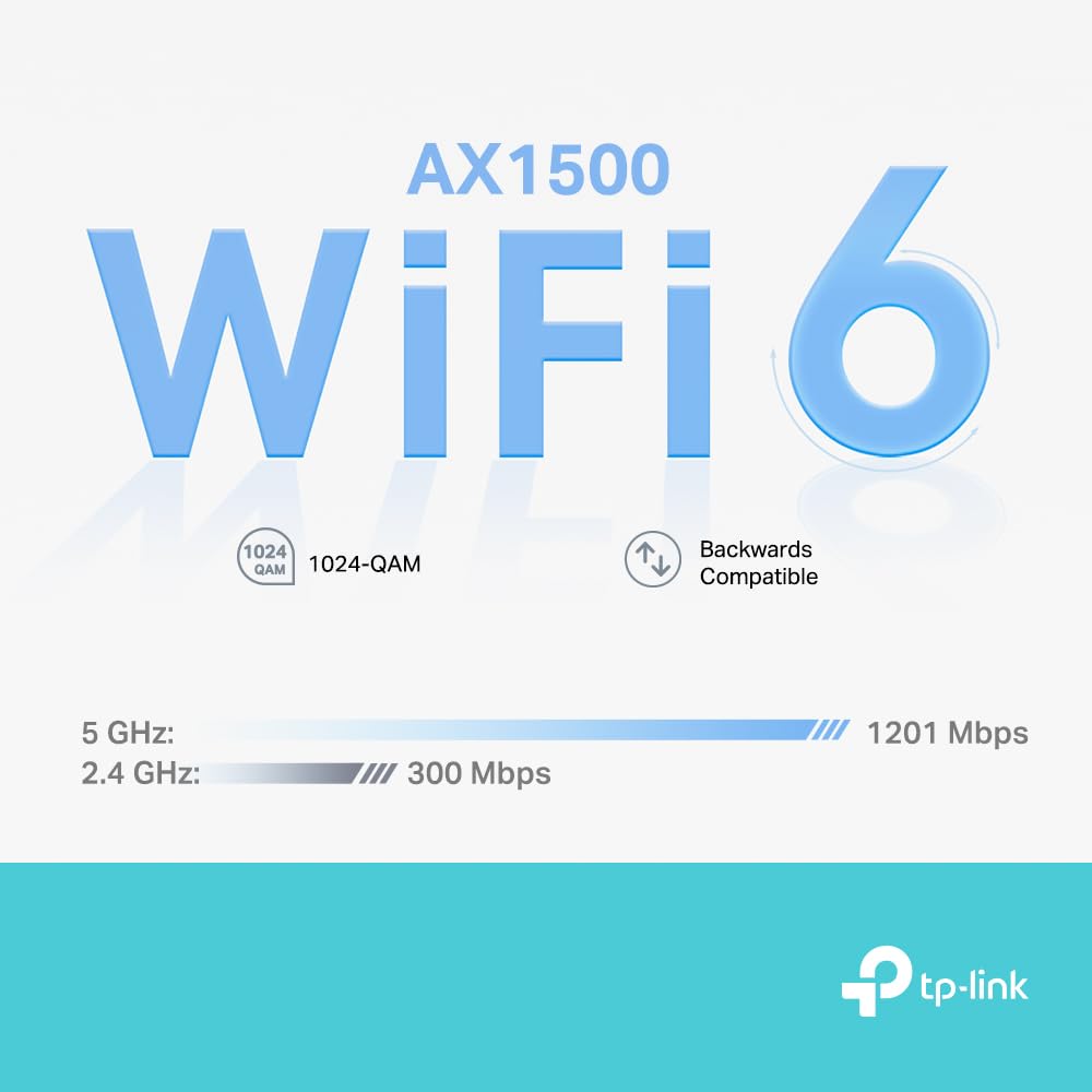 TP-Link Deco X10 (3-Pack) Mesh WiFi 6 System, AX1500Mbps, Coverage Up to 5600ft², Easy Setup, Router & Extender for Gaming & 4K, Alexa & Google Home Compatible